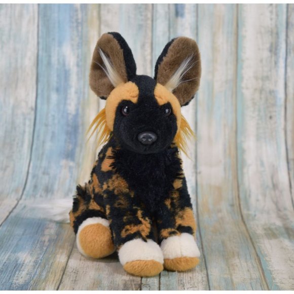 Wild Republic African Wild Dog Stuffed Animal 12" Plush MINT - Picture 8 of 8